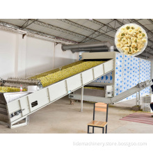 Vegetable multi-layer mesh belt dryer machine